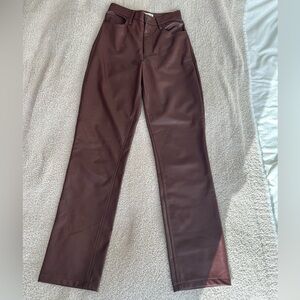 Abercrombie Leather Pants